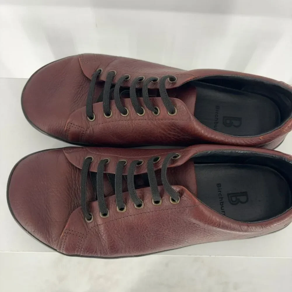 Birchbury Burgundy Leather Shoes